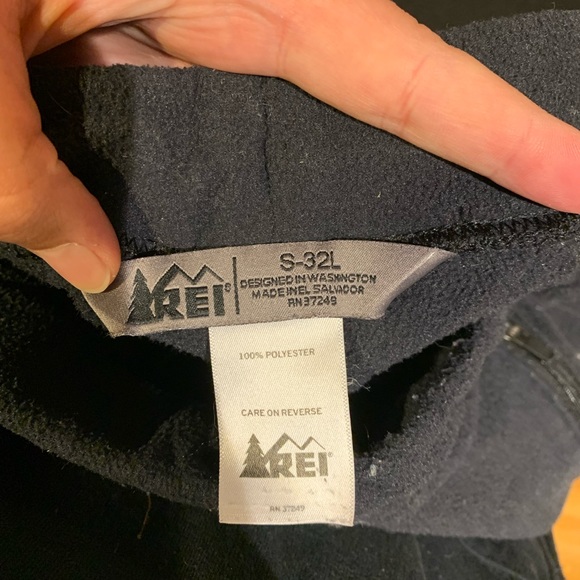 REI fleece pants size S 32T - Picture 3 of 3